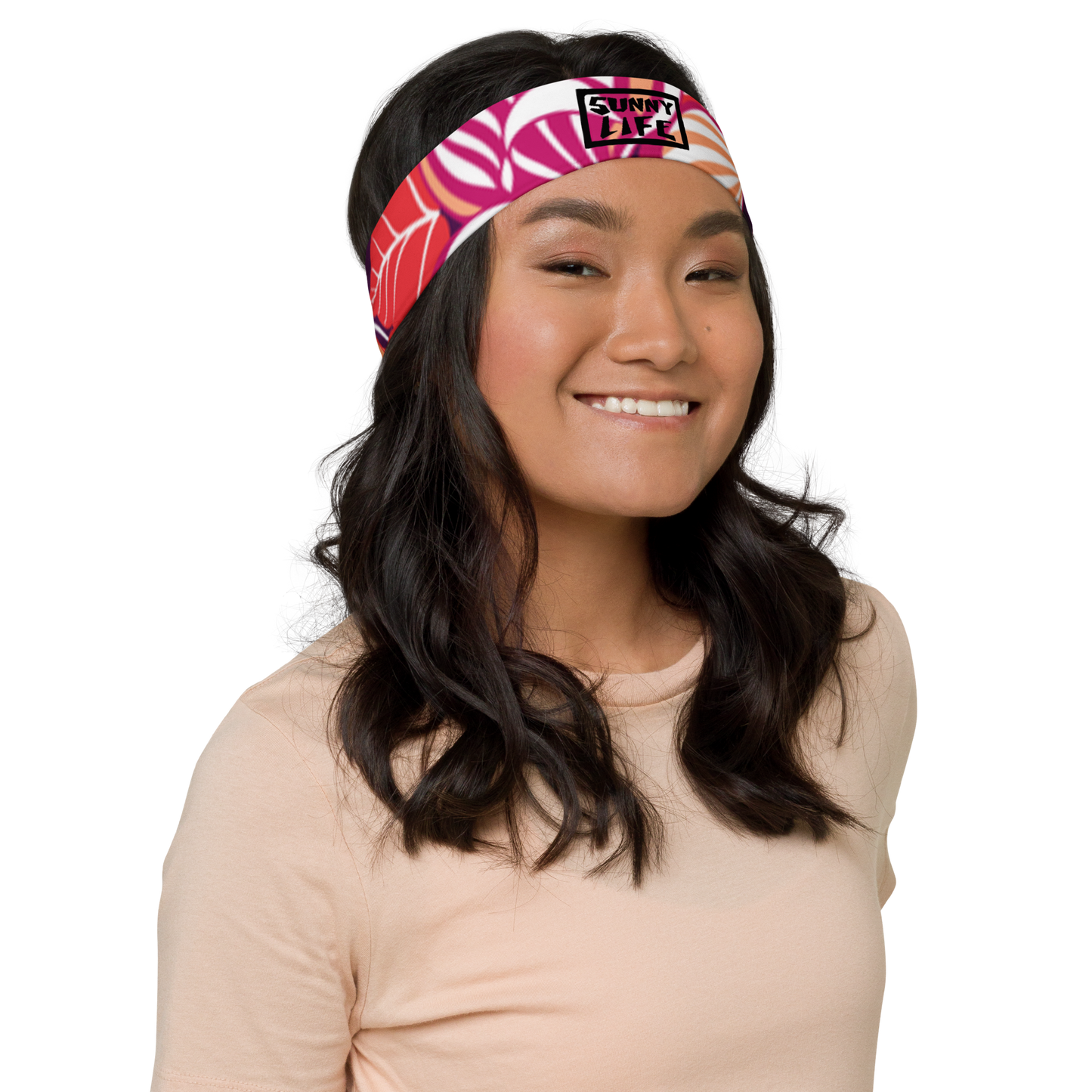"Pink Floral" Headband
