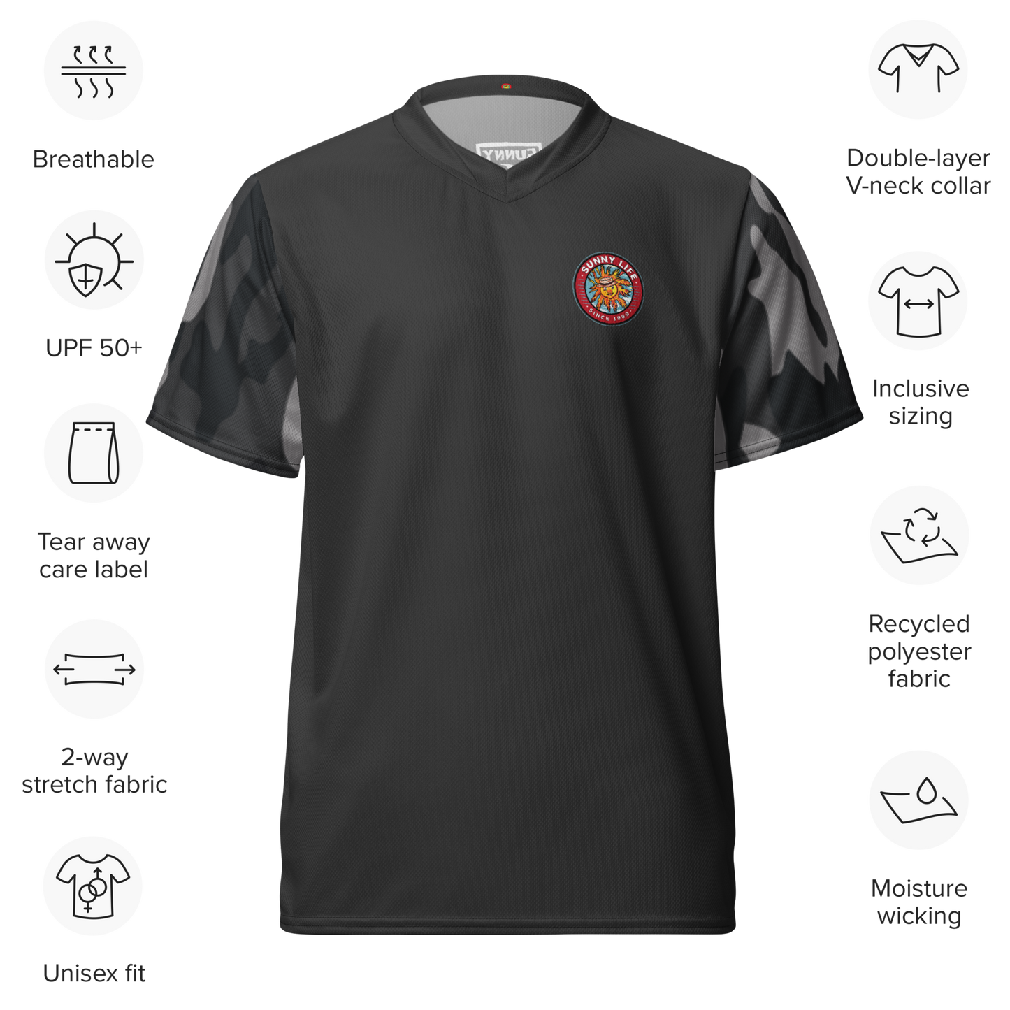 "Grey Camo" Gym Tee