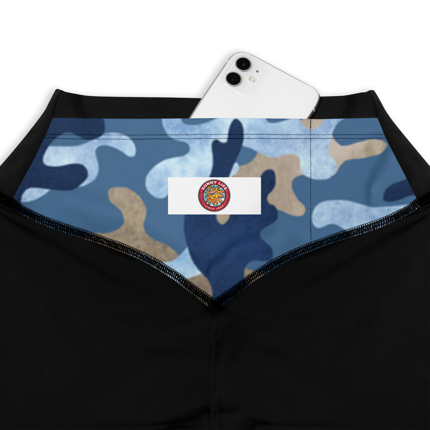"Blue Camo" Runner Leggings