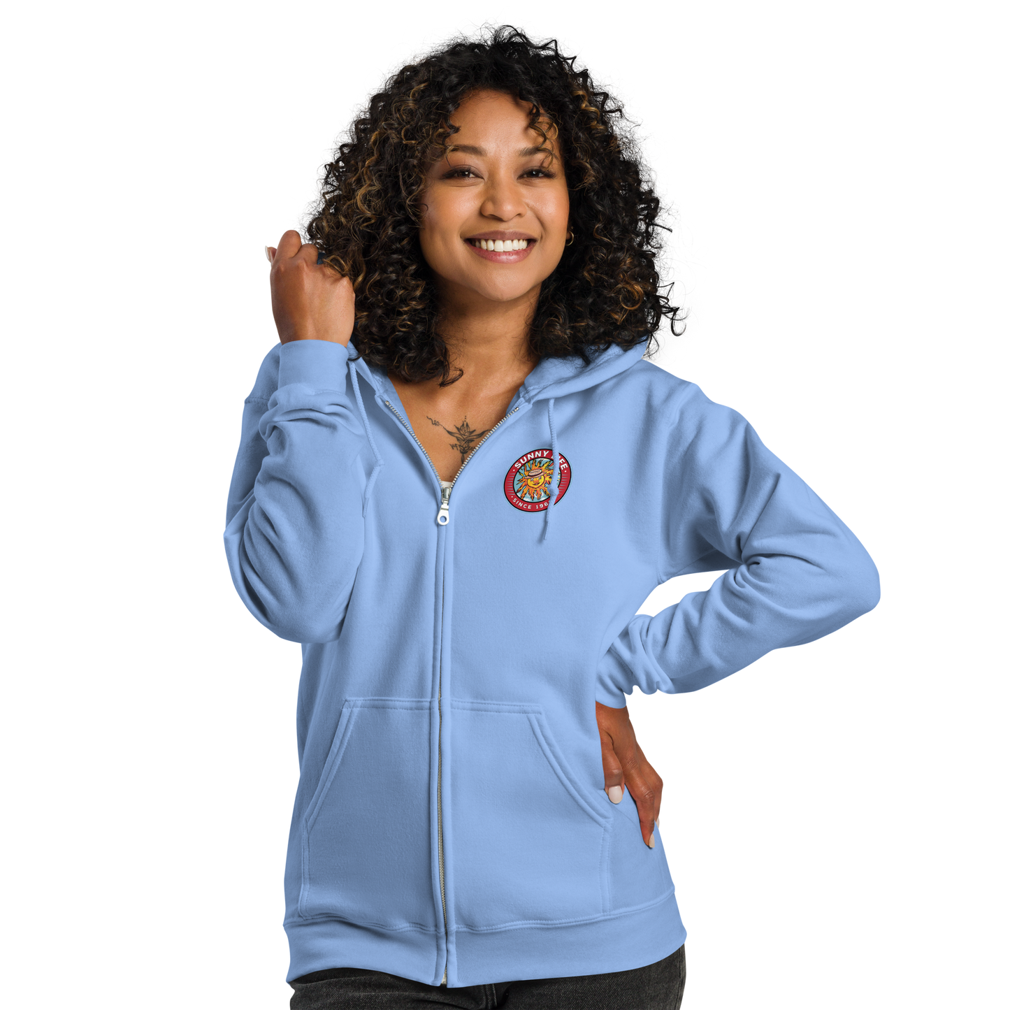 "Do What U Love" Zipped Hoodie