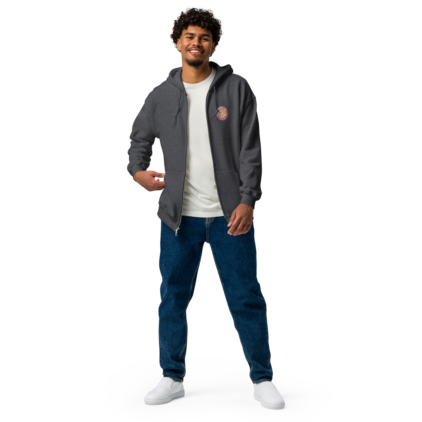 "Do What U Love" Zipped Hoodie