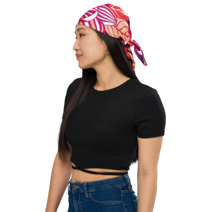 "Pink Floral" Bandana