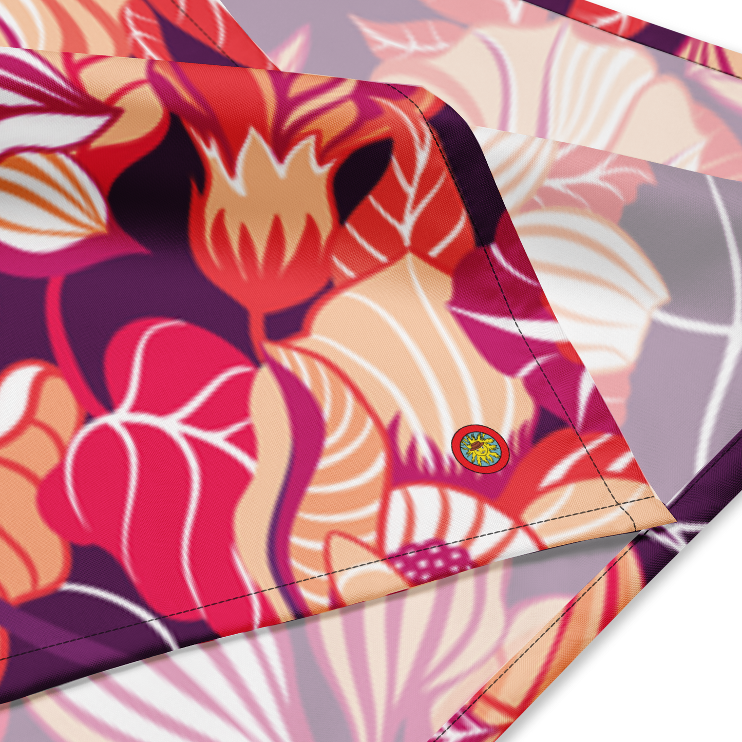 "Pink Floral" Bandana