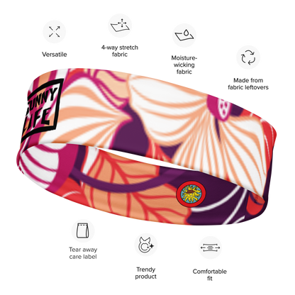 "Pink Floral" Headband