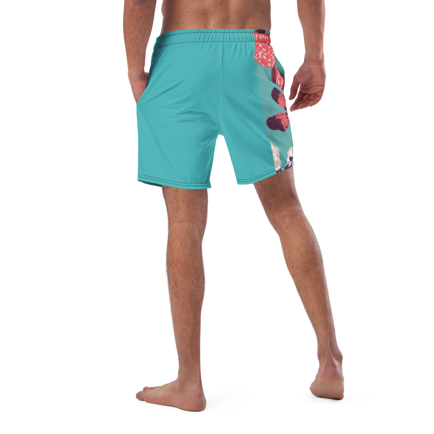 "Aqua Floral" Swim Shorts