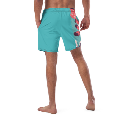 "Aqua Floral" Swim Shorts