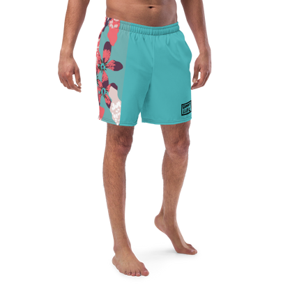 "Aqua Floral" Swim Shorts