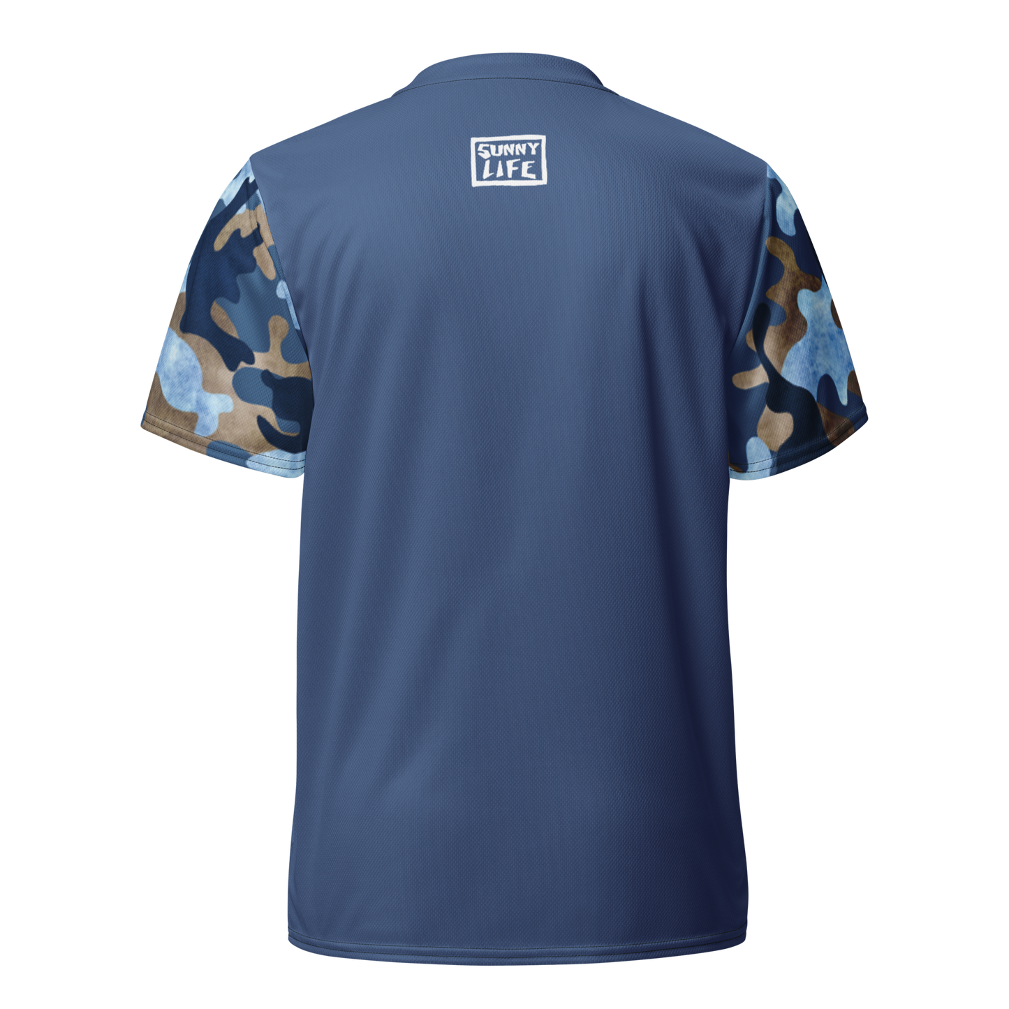 "Blue Camo" Gym Tee