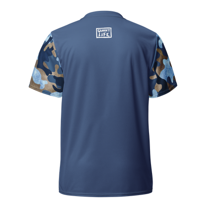 "Blue Camo" Gym Tee