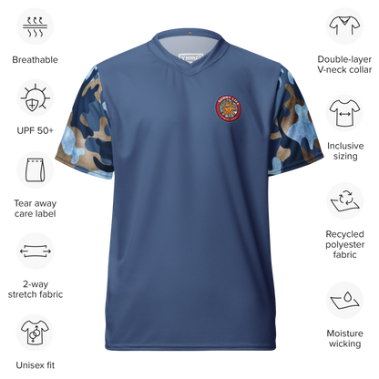 "Blue Camo" Gym Tee