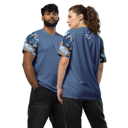 "Blue Camo" Gym Tee
