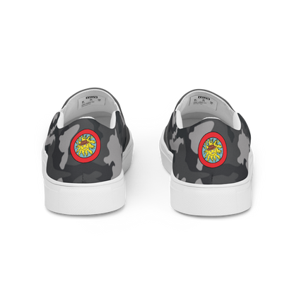 "Grey Camo" Classic Canvas Shoes