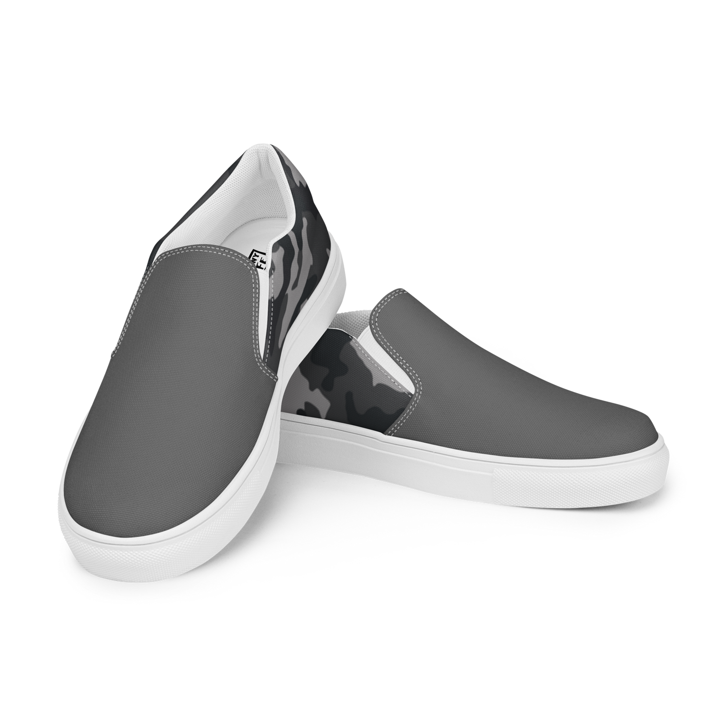 "Grey Camo" Classic Canvas Shoes