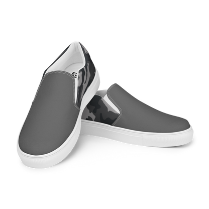 "Grey Camo" Classic Canvas Shoes