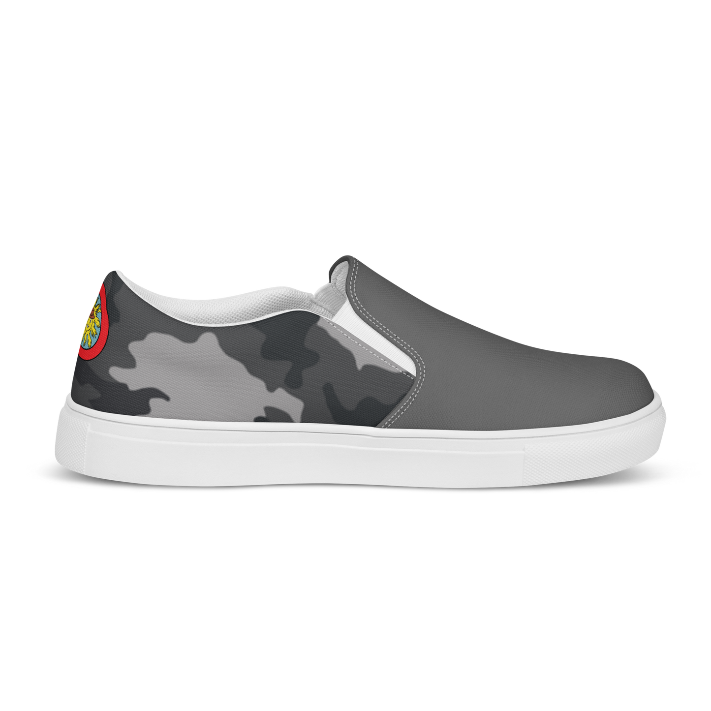 "Grey Camo" Classic Canvas Shoes