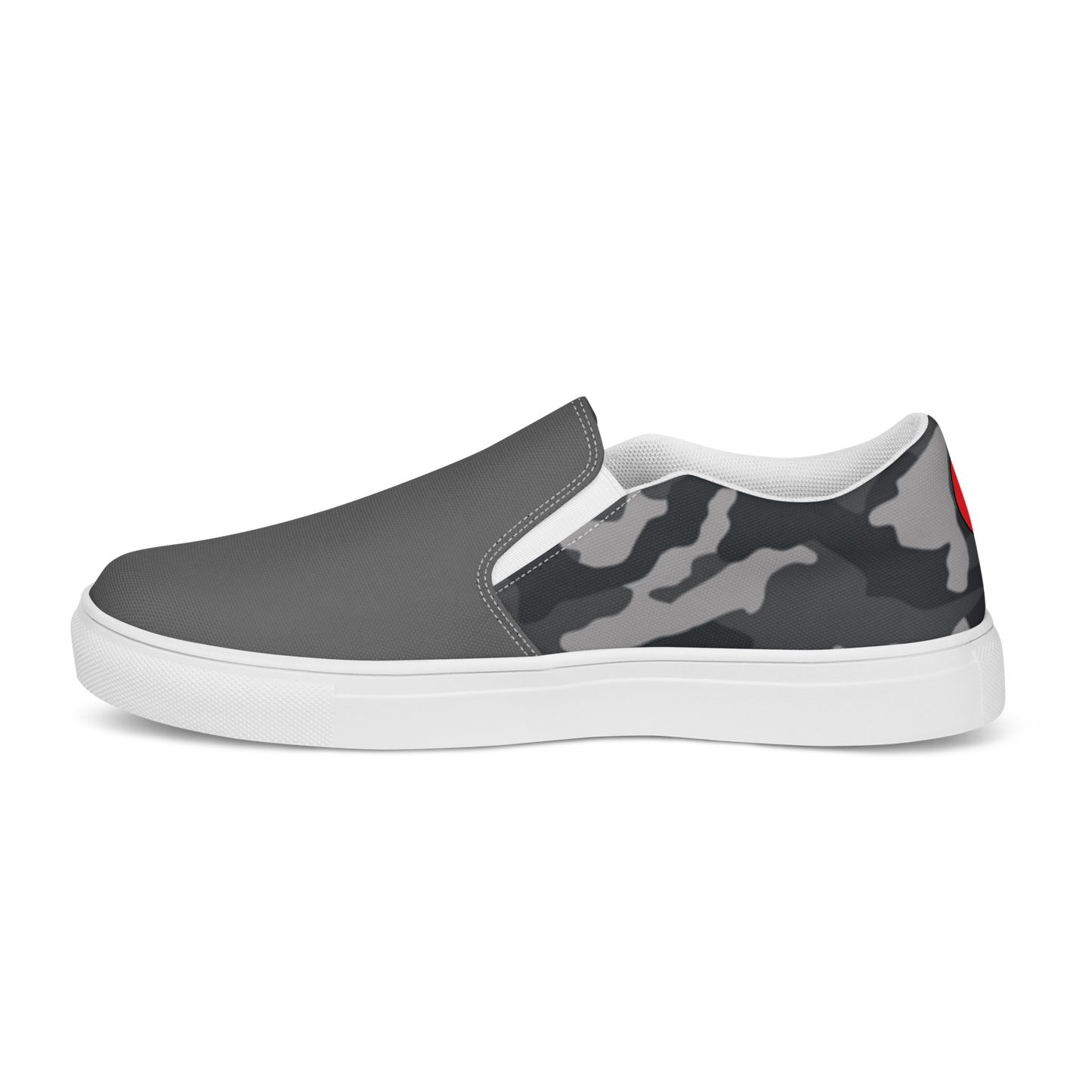 "Grey Camo" Classic Canvas Shoes