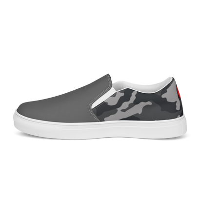 "Grey Camo" Classic Canvas Shoes