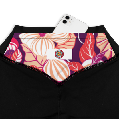 "Pink Floral" Runner Leggings