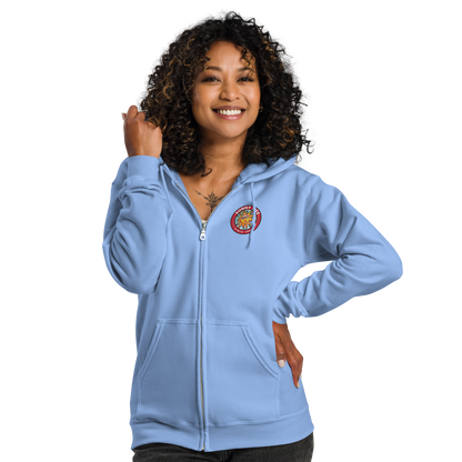 "Do What U Love" Zipped Hoodie
